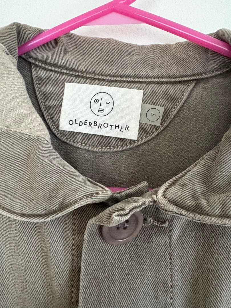 OLDERBROTHER デニム地カーキ ジャケット　beams ビームス