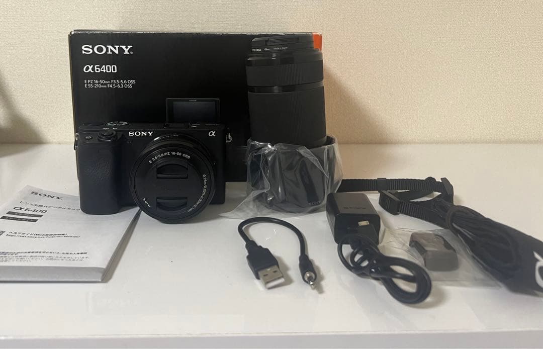 SONY α6400ミラーレスカメラ ダブルズームレンズキット
