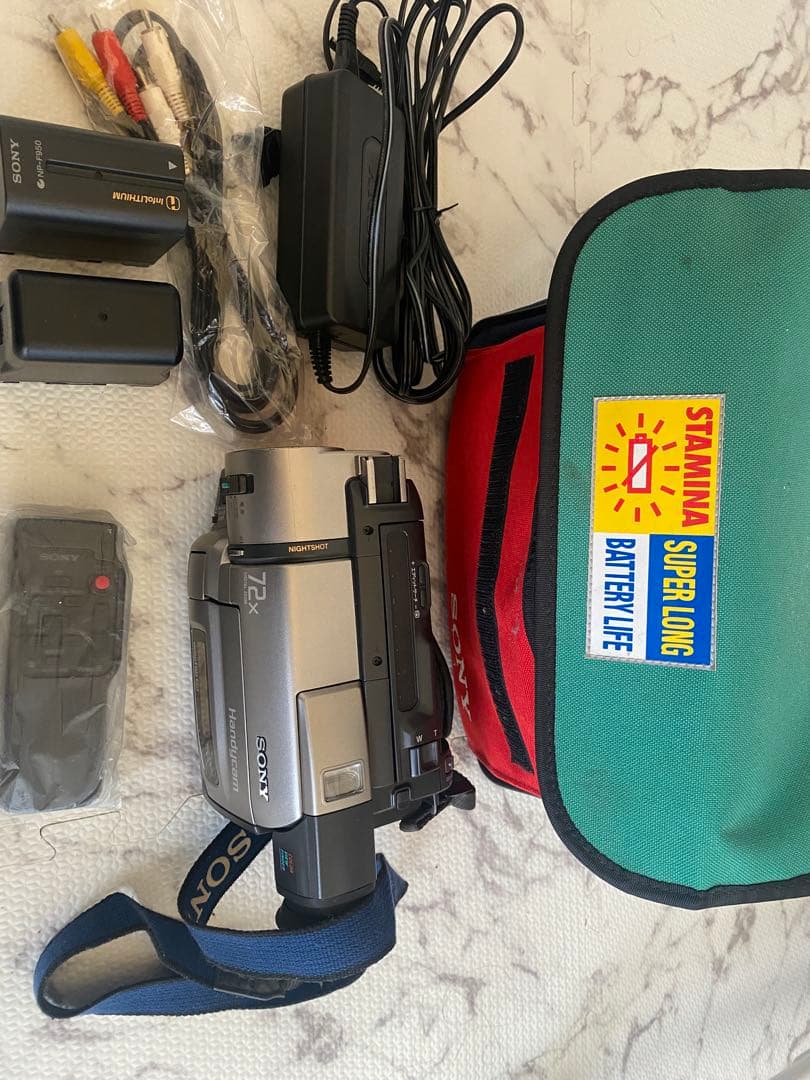 Sony Handycam 72x MiniDV ビデオカメラ本体