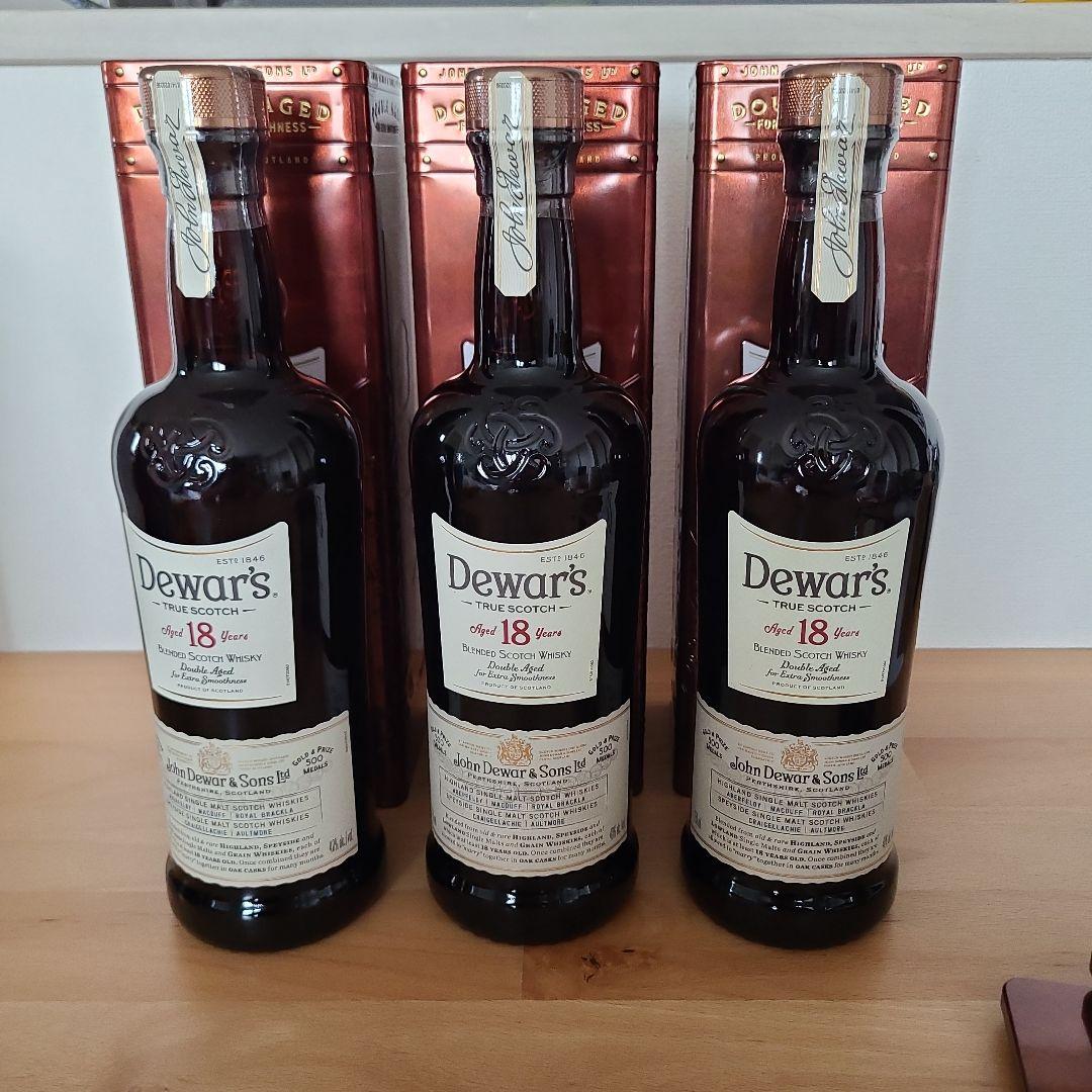 Dewar's 18 Years Old ダブルエイジド 3本セット