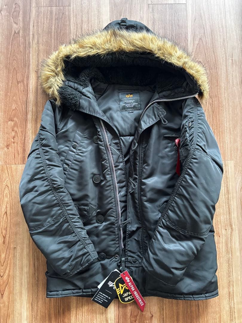 【新品・未使用】アルファ N3B N-3B 黒　JAPAN FIT