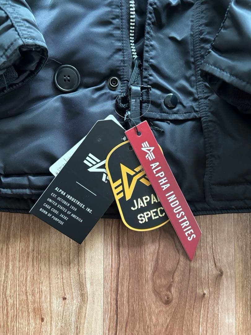 【新品・未使用】アルファ N3B N-3B 黒　JAPAN FIT