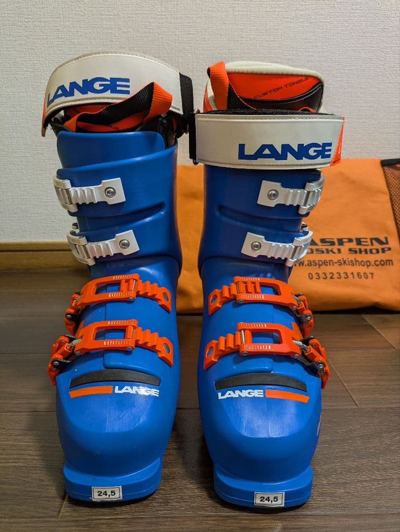 【未使用】LANGEラング RS100 スキーブーツ 24.0-24.5 B+付
