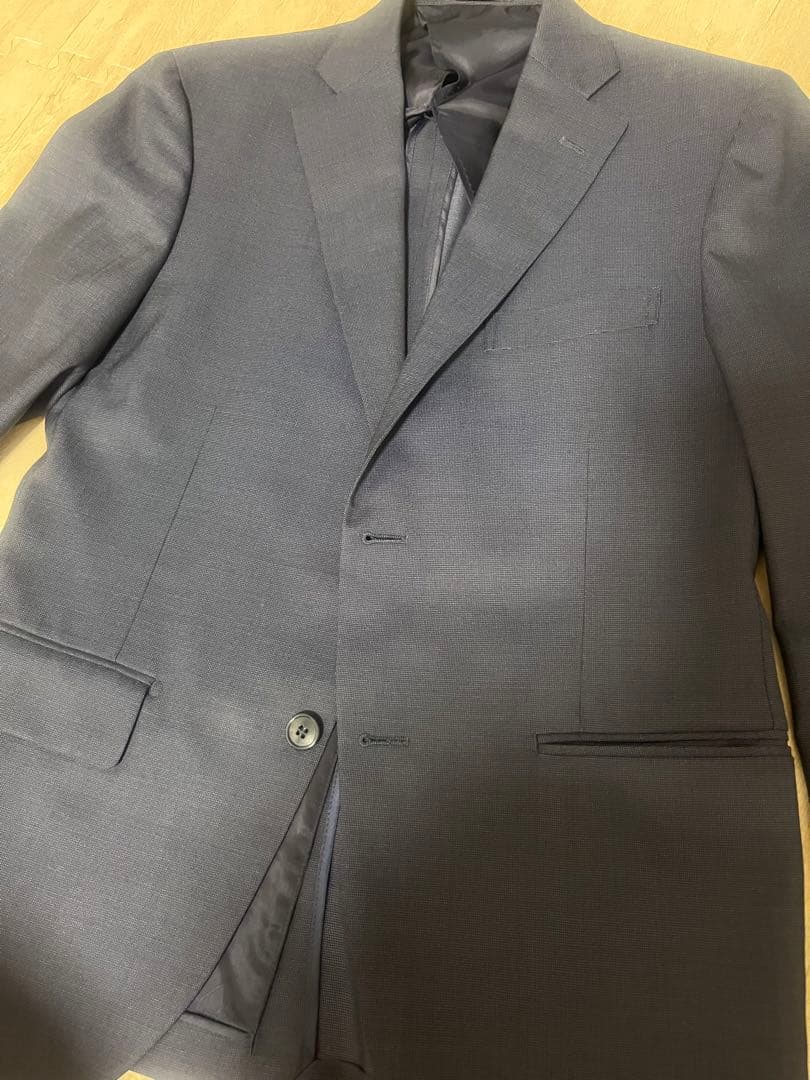 DIFFERENCE ネイビー ビジネススーツ セットアップ