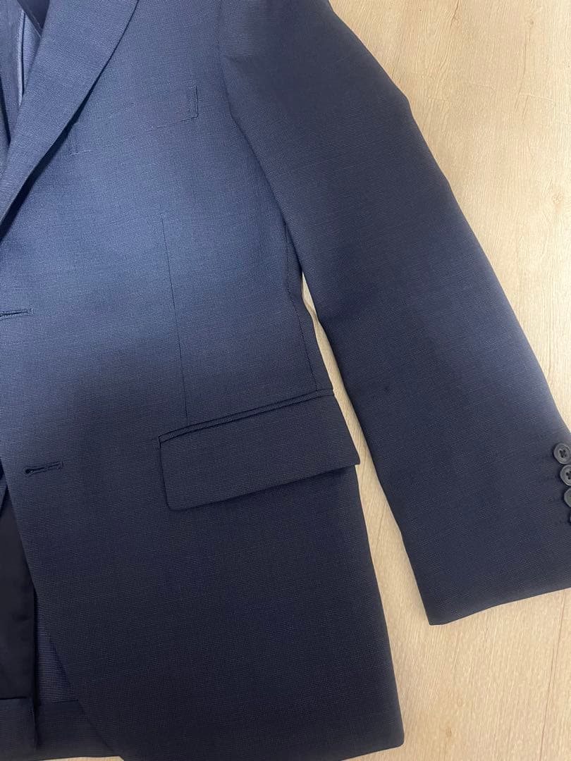 DIFFERENCE ネイビー ビジネススーツ セットアップ