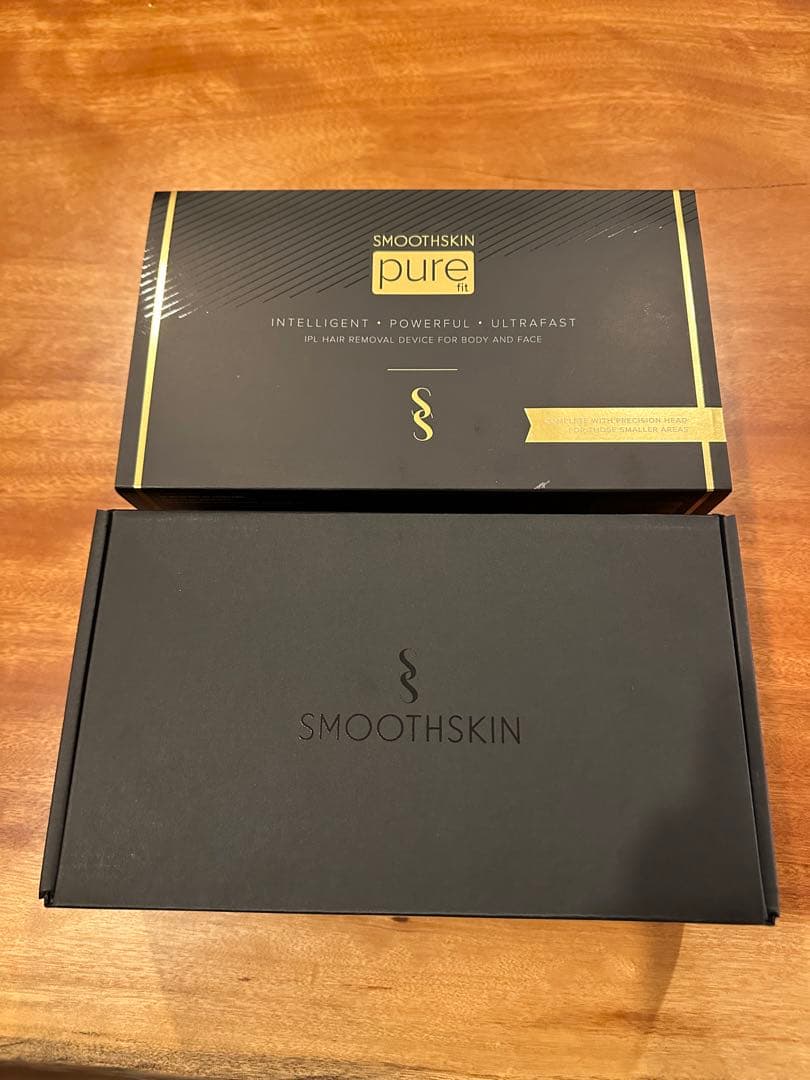 家庭用光脱毛器　スムーズスキンpure fit マスク　クリーム付き