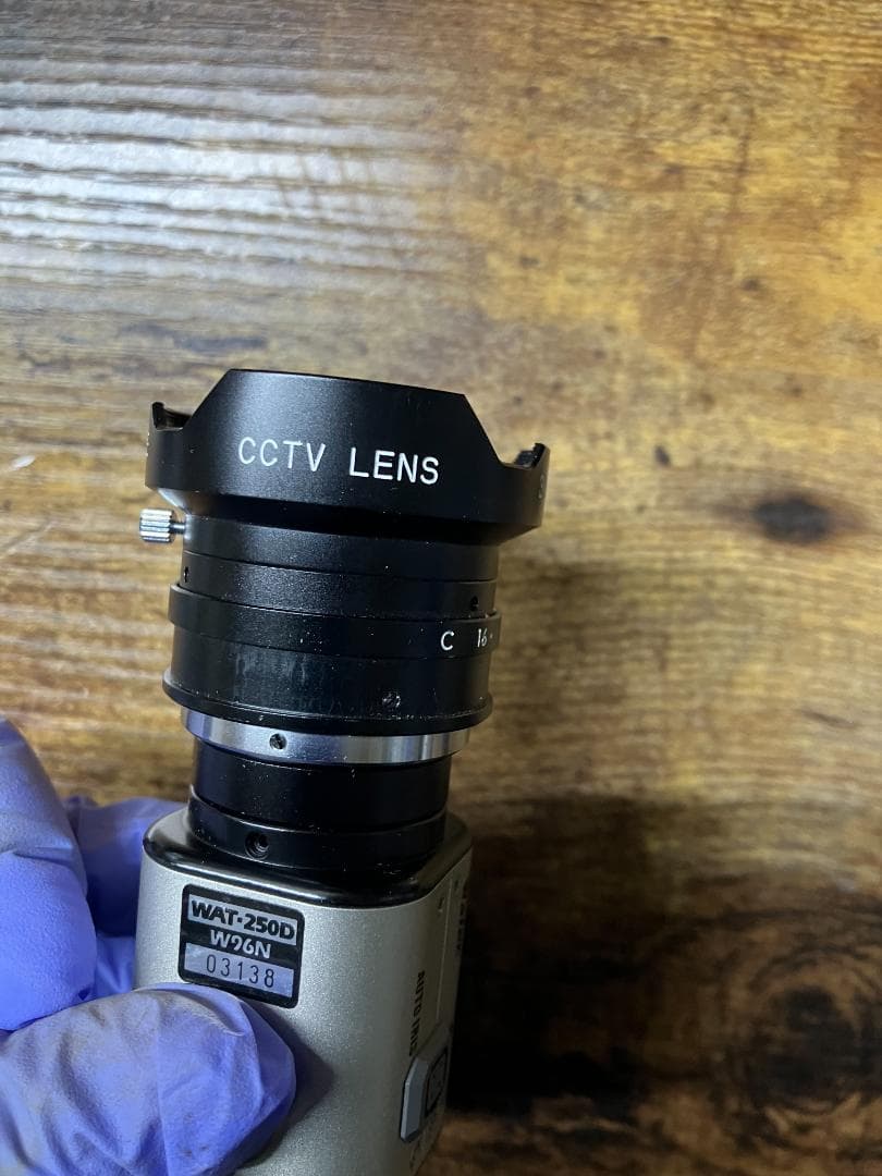 WATEC WAT-250D CCDカメラレンズ付き　＃N