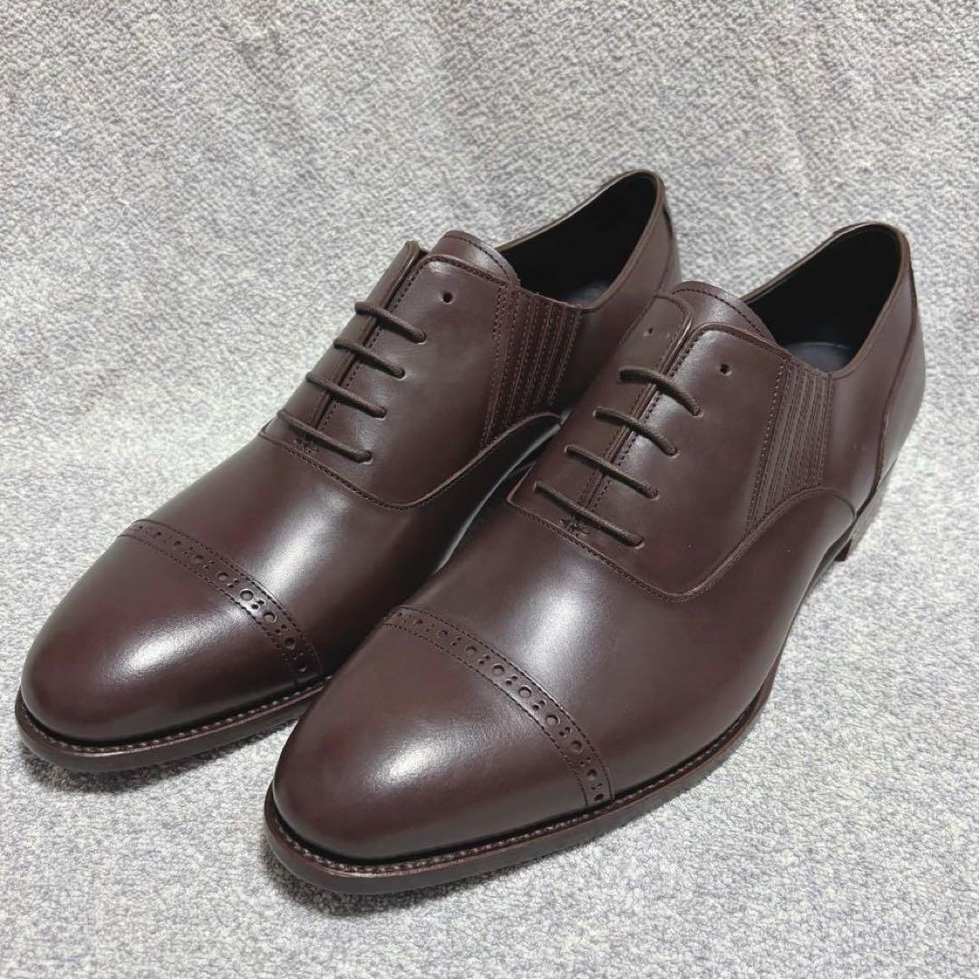 【極美品】BLACK LABEL CRESTBRIDGE 革靴　ストレートチップ