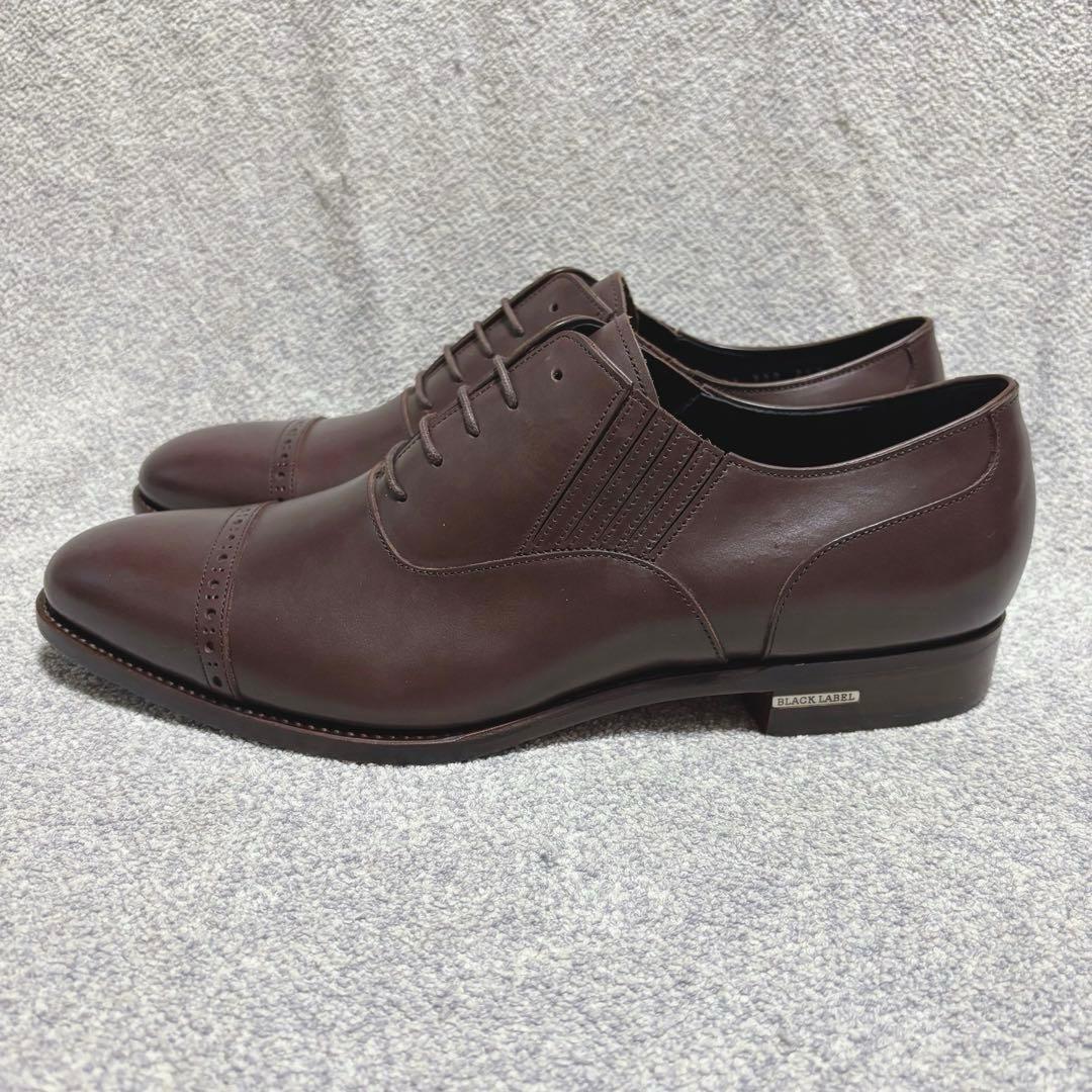 【極美品】BLACK LABEL CRESTBRIDGE 革靴　ストレートチップ
