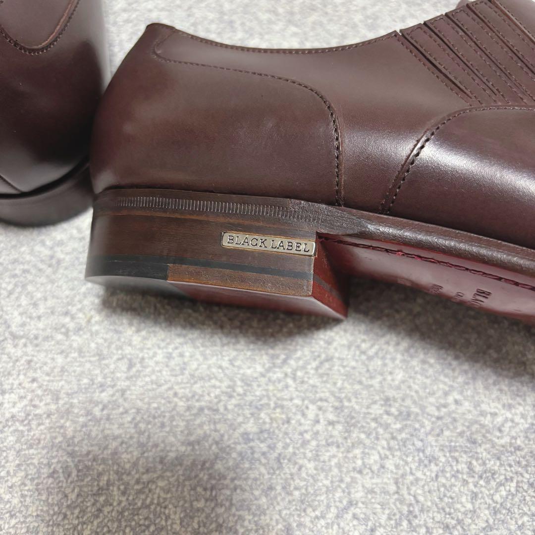 【極美品】BLACK LABEL CRESTBRIDGE 革靴　ストレートチップ