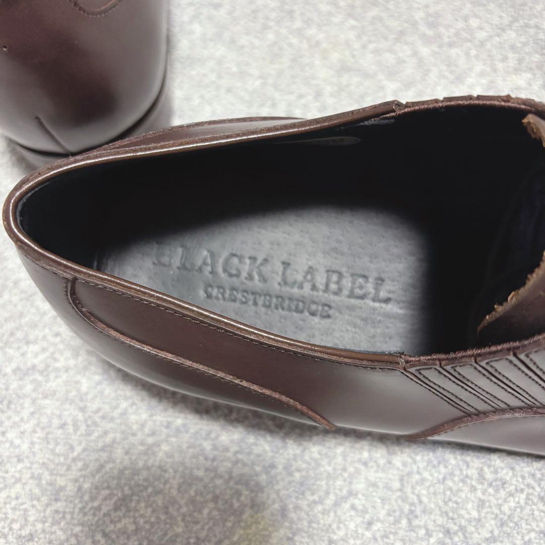 【極美品】BLACK LABEL CRESTBRIDGE 革靴　ストレートチップ