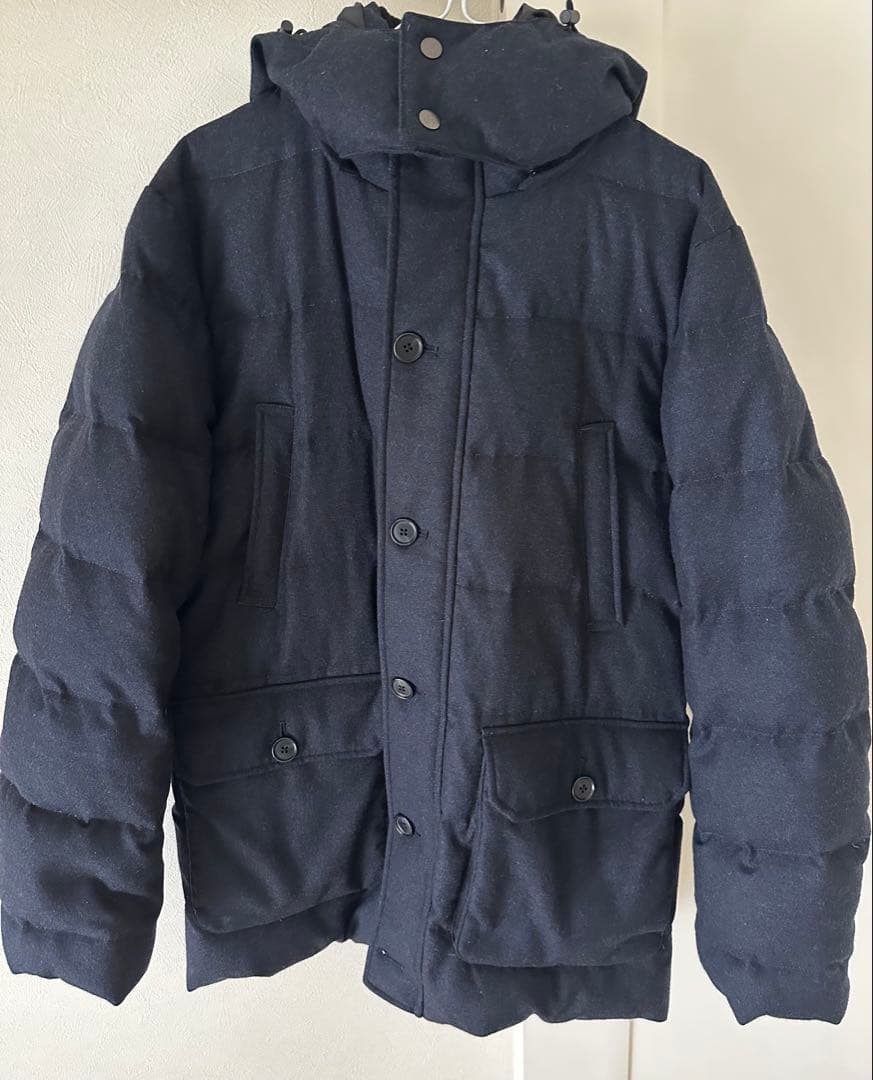 【XL】ダウン バーニーズニューヨーク ネイビー