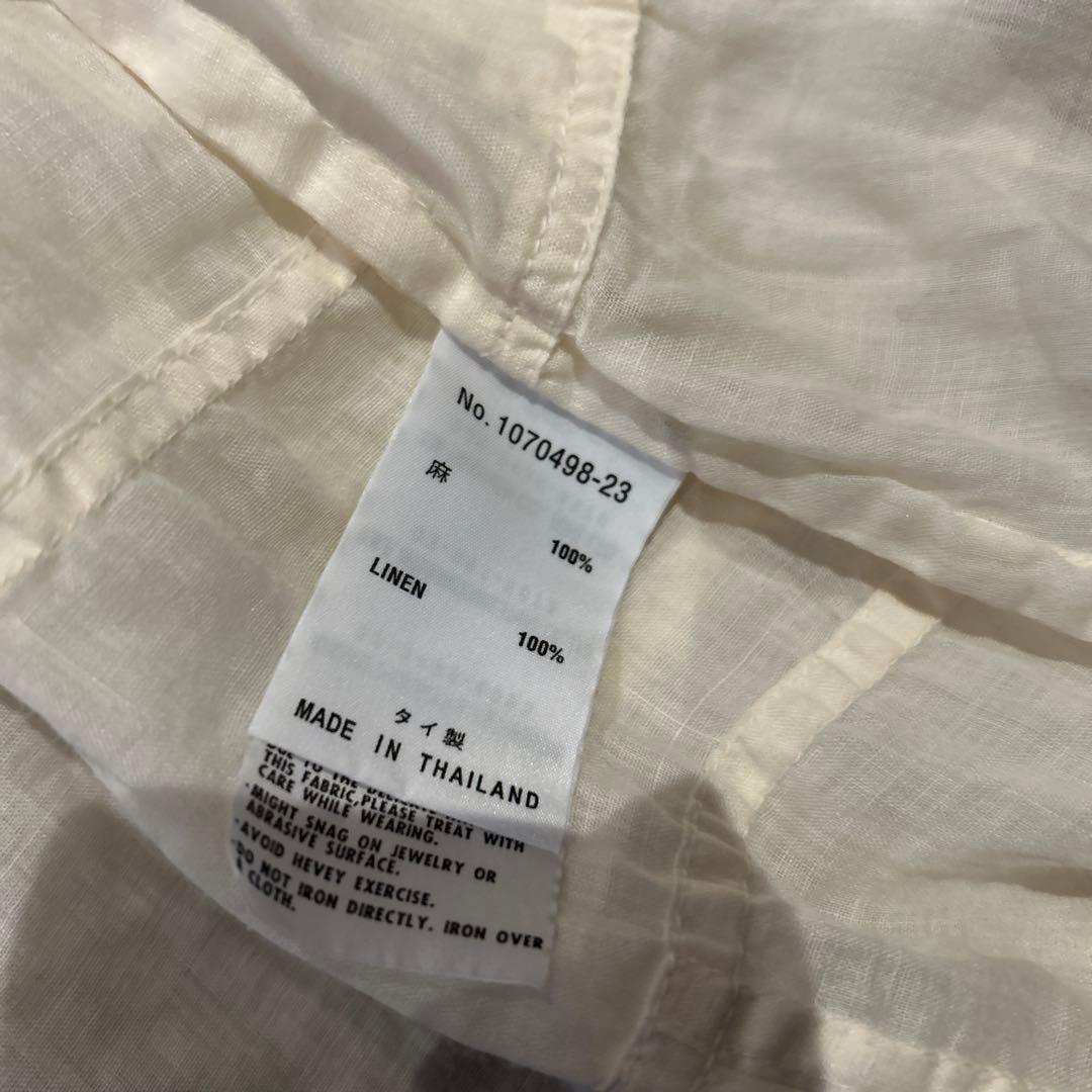 ヤッコマリカルド　ラミーボイル（麻）アートフレームオーバーシャツ フリーサイズ