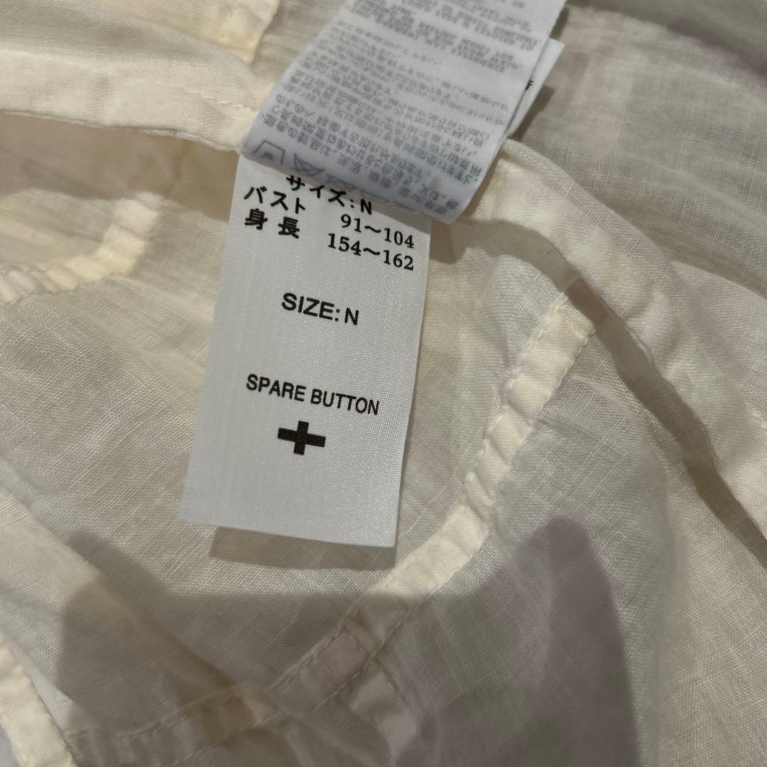 ヤッコマリカルド　ラミーボイル（麻）アートフレームオーバーシャツ フリーサイズ