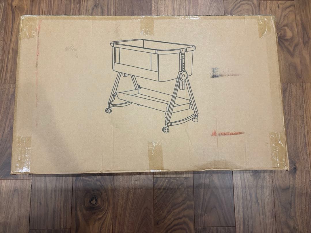 新品未開封 ベビーベッド 添い寝 高さ調整可能 新生児 通気性 多機能