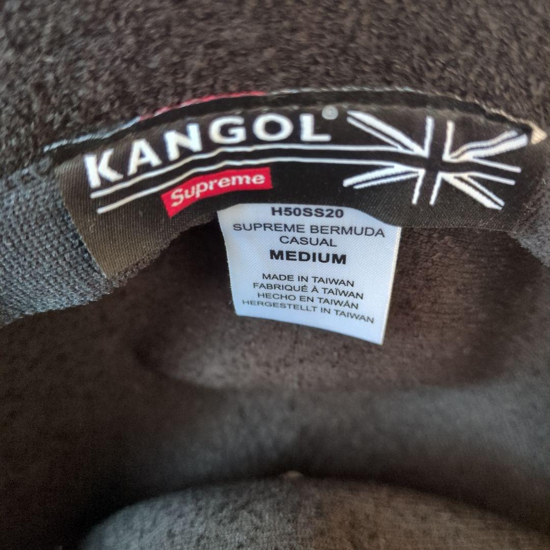 ★KANGOL SUPREME バケットハット 黒★【M】