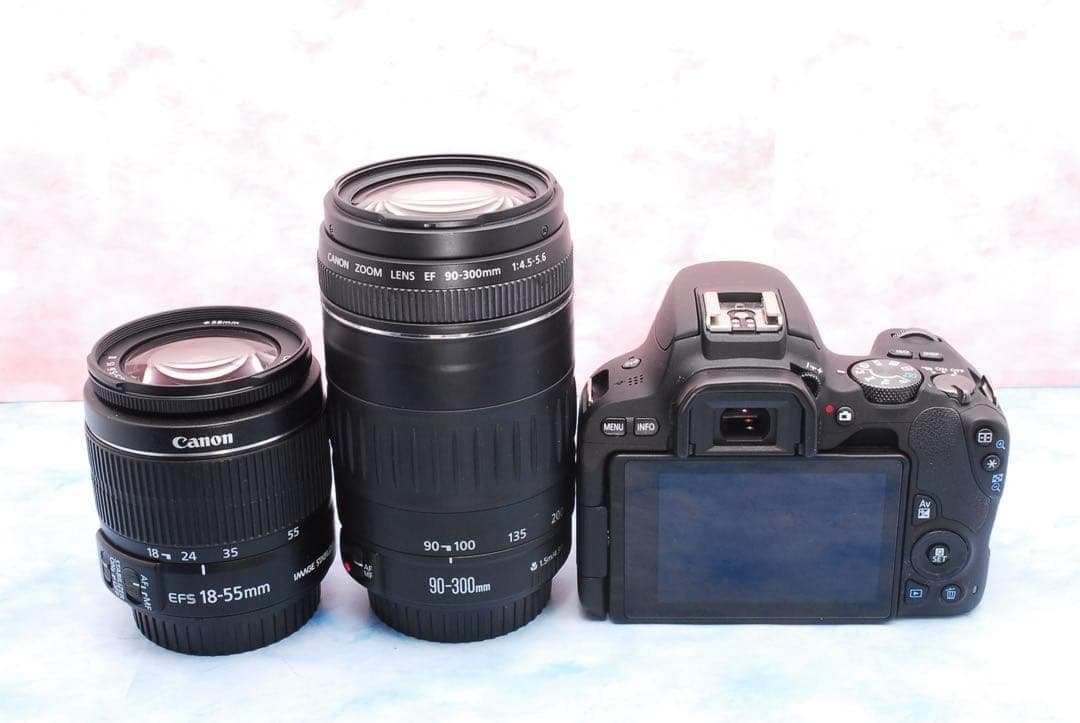 Canon kiss X9★豪華Wレンズセット★Wi-Fi★一眼レフカメラ