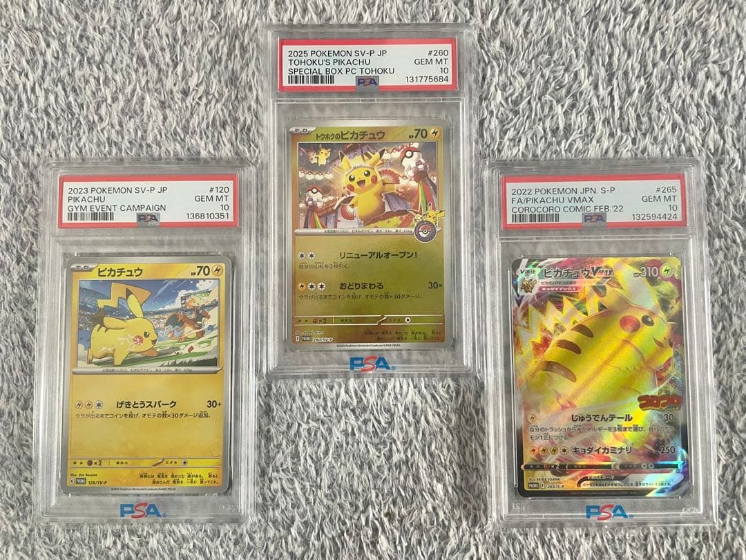 【建国記念の日SALE】 トウホクのピカチュウ　他　2点　まとめ売り