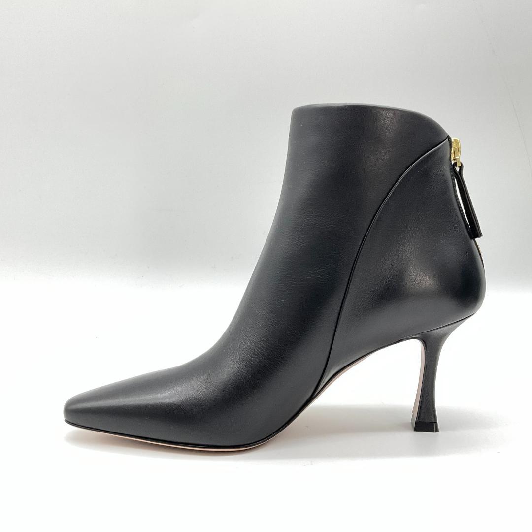 【未使用】PELLICO VENERE バックジップヒールレザーブーツ 36