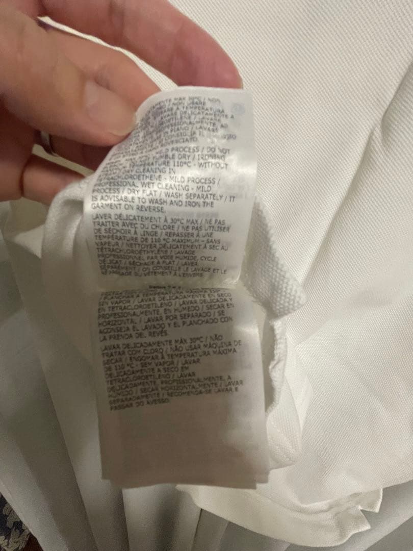 モンクレール　ポロシャツ　ホワイト