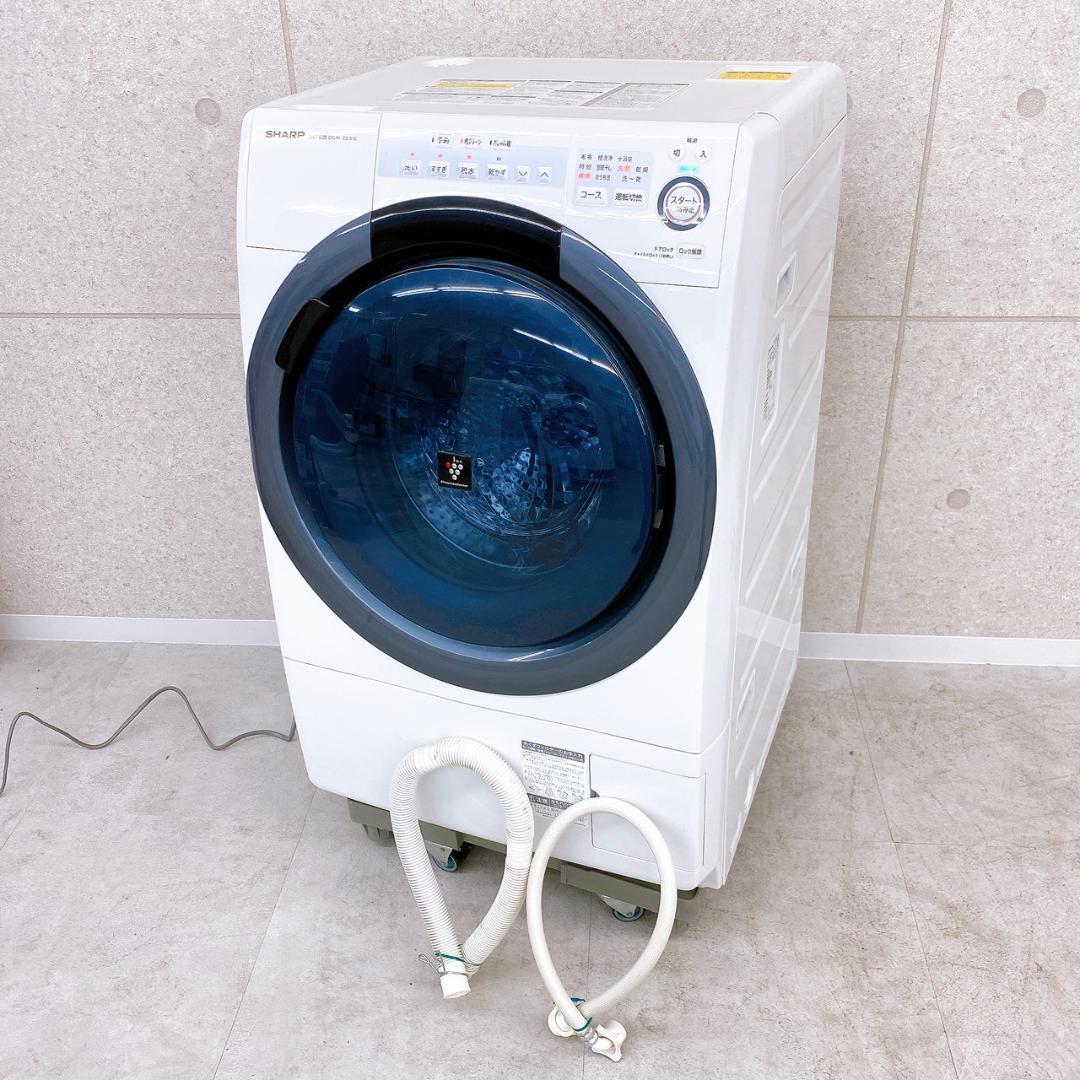 SHARP ドラム式 洗濯乾燥機 ES-S7C-WR 7kg 2018年製
