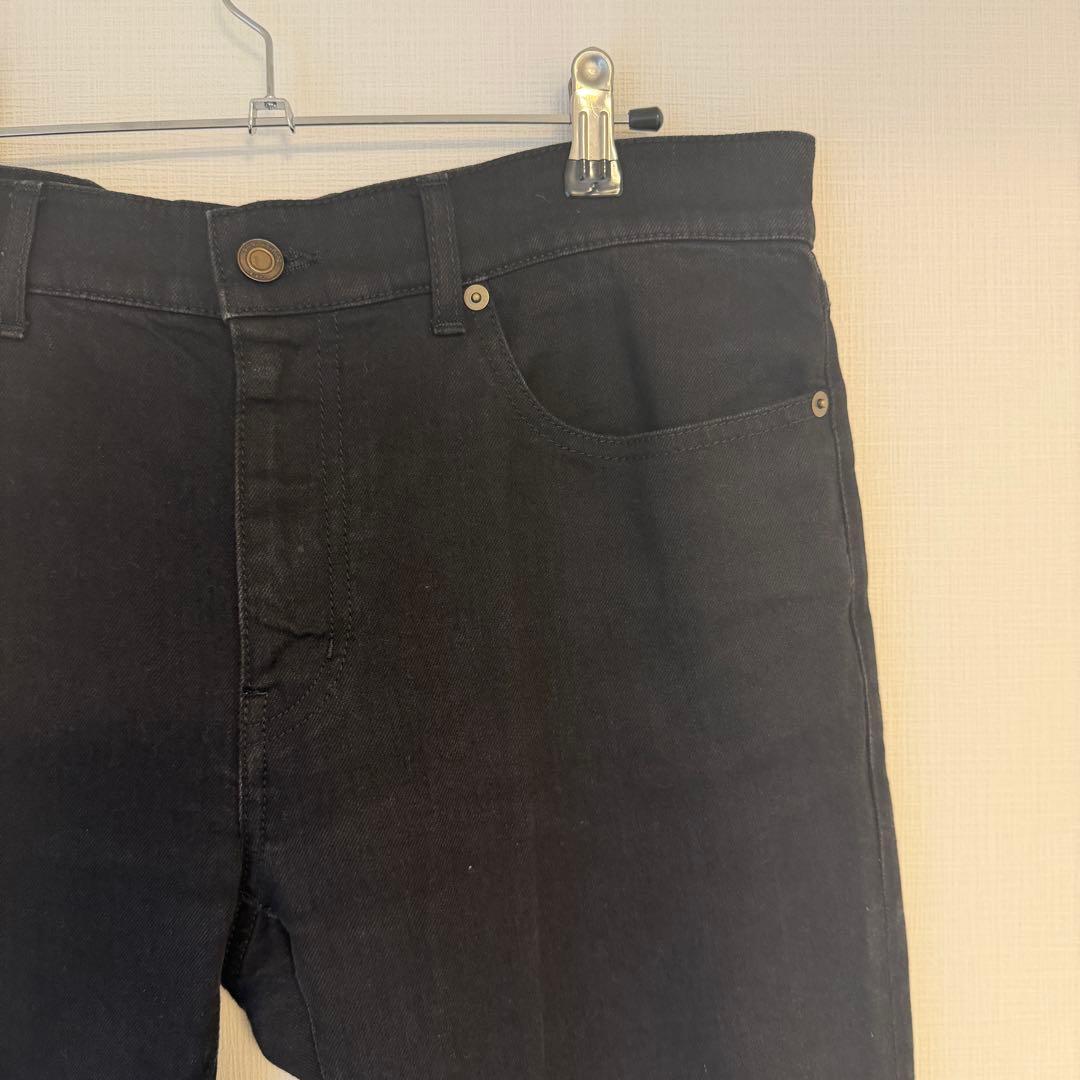サンローラン ブラックデニムパンツ スリムフィット w33