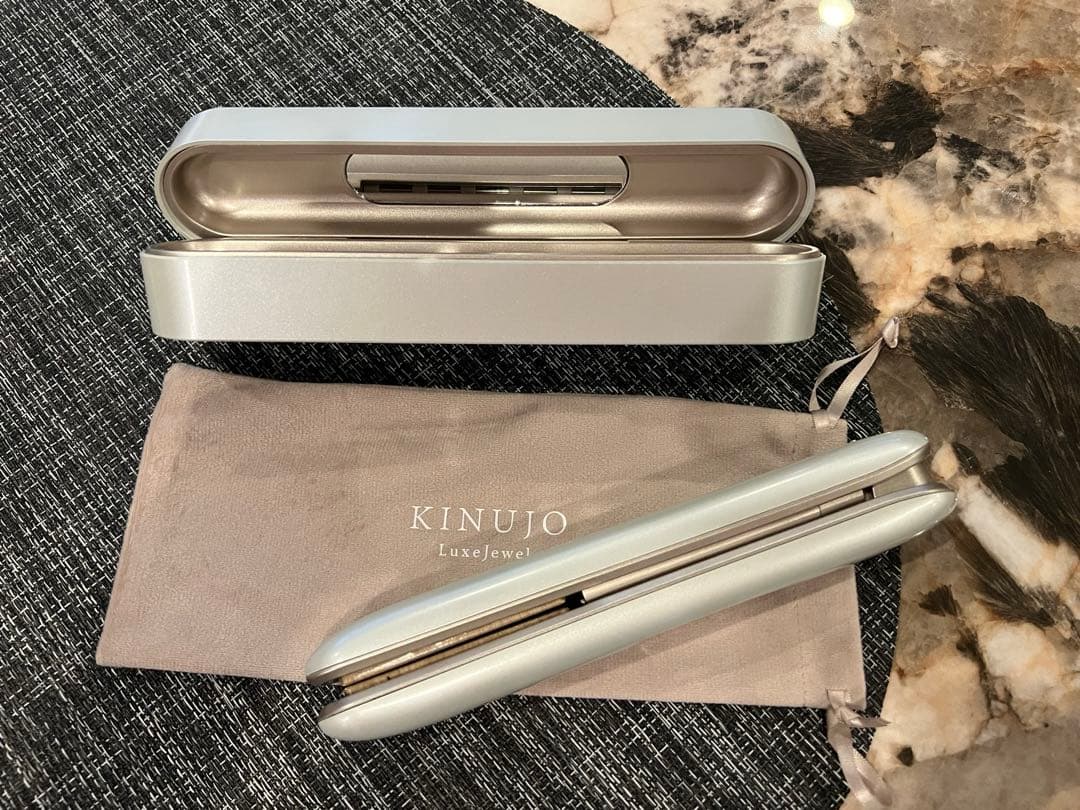 KINUJO ストレートヘアアイロン シルバー