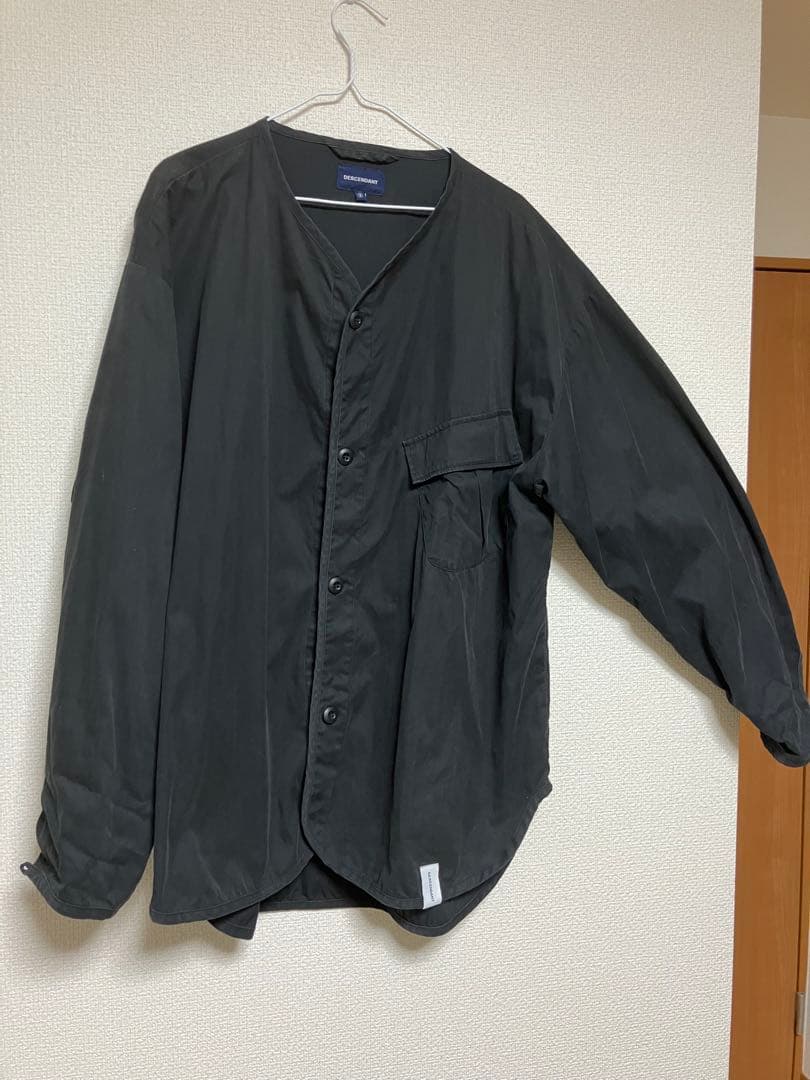 激渋！DESCENDANT！BLACKノーカラージャケット