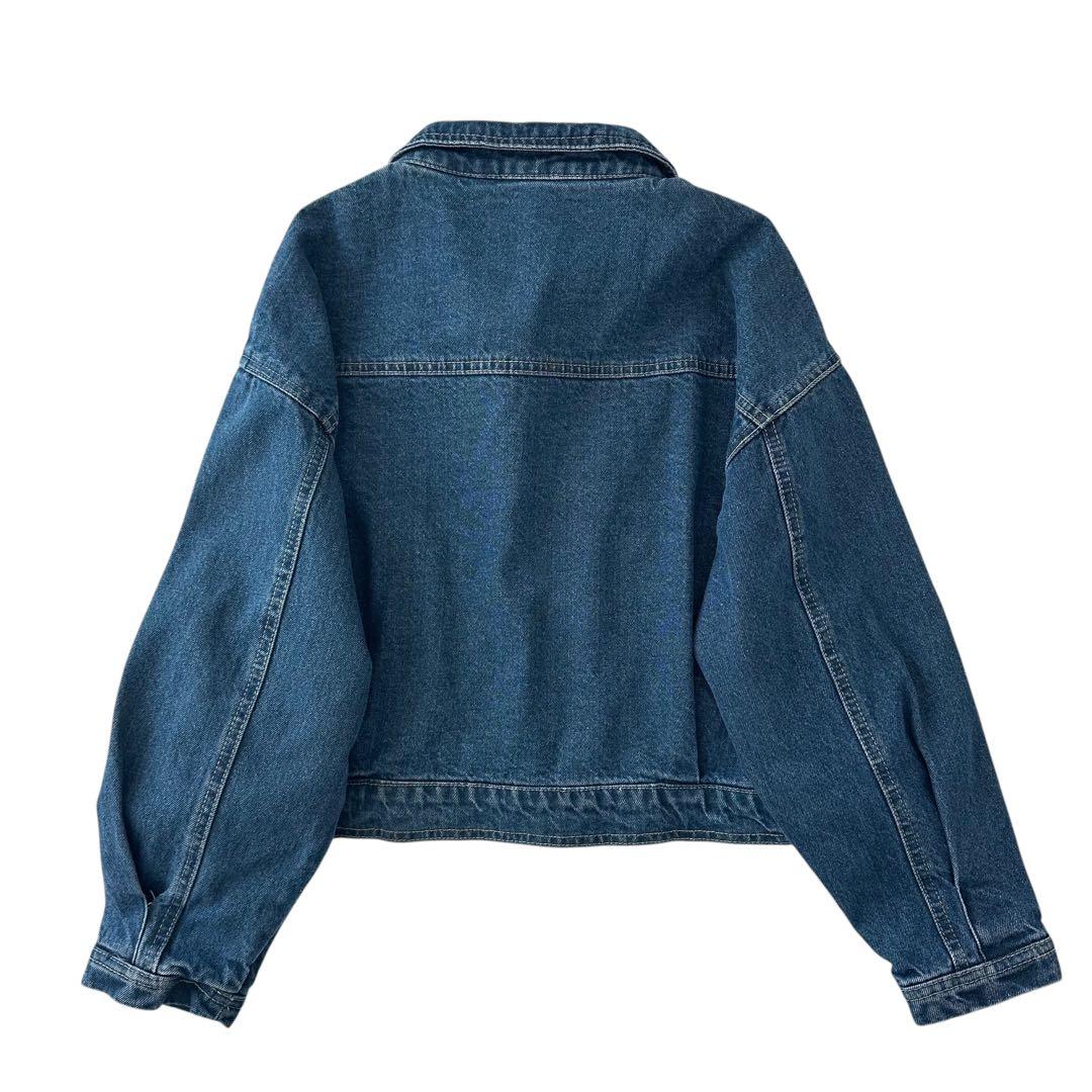 カプリシューレマージュ 24AW ショート デニム ジャケット ブルー F