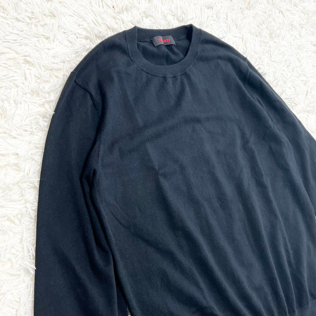 美品✨CABaN コットンカシミヤ プレーンクルーネックプルオーバー