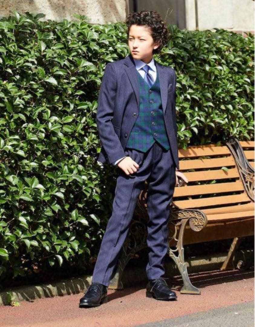 『CHOPAN』ショパン　チェックベストスリーピーススーツ　170cm