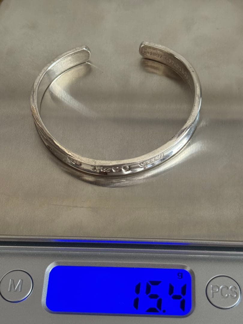 Tiffany & Co. 925 ティファニーカフ ナロー 1837 バングル