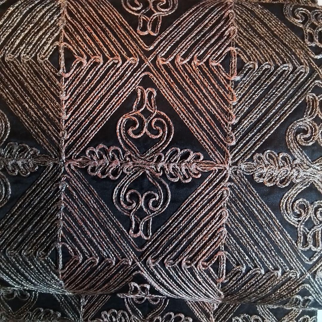 無月袋帯　全通柄　西陣絣シルク100%　無月タグ付き　美品