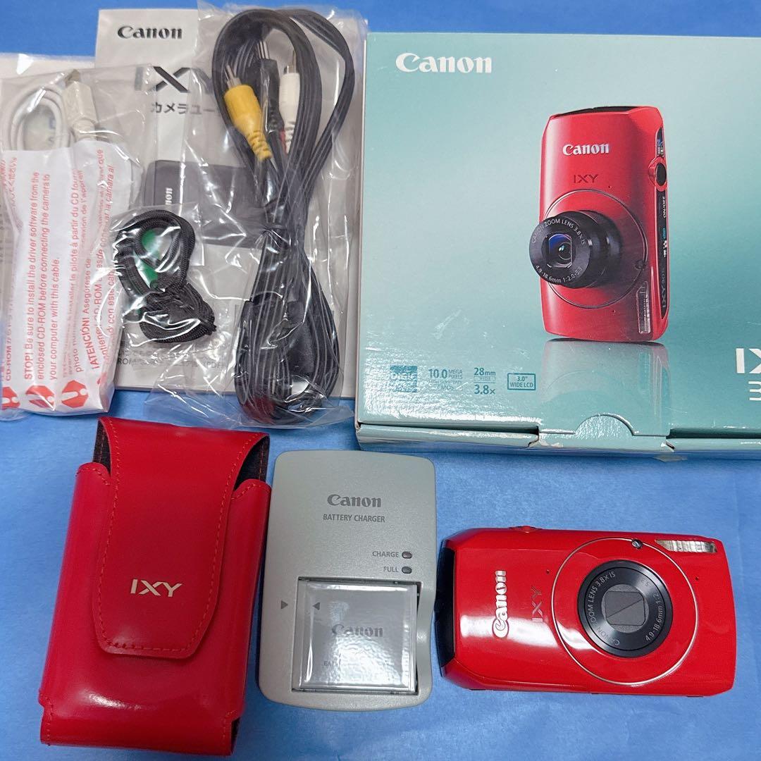 【極美品】Canon IXY 30S レッド　箱あり