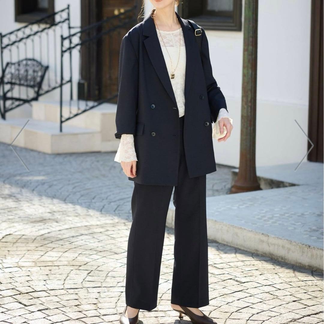 M　　　　　　極美品✨SLOBE IENA レースフレアスリーブブラウス