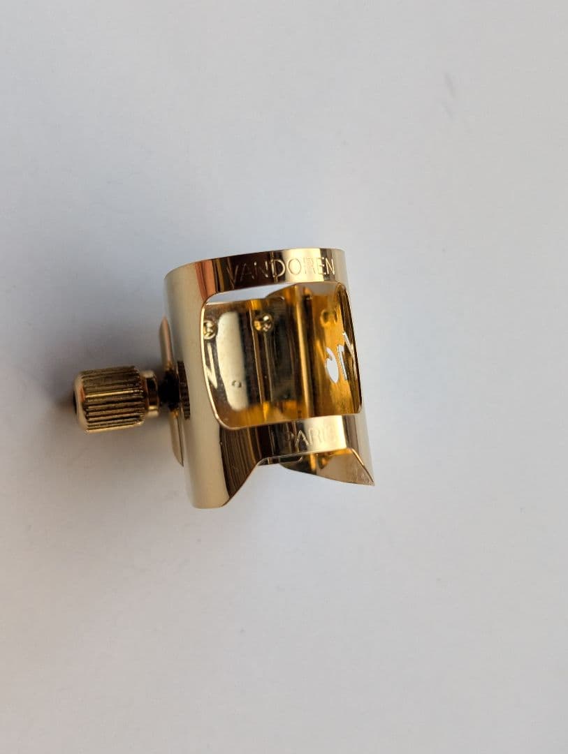 V16メタル用 オプティマムリガチャー バンドレン プレート付き テナーサックス