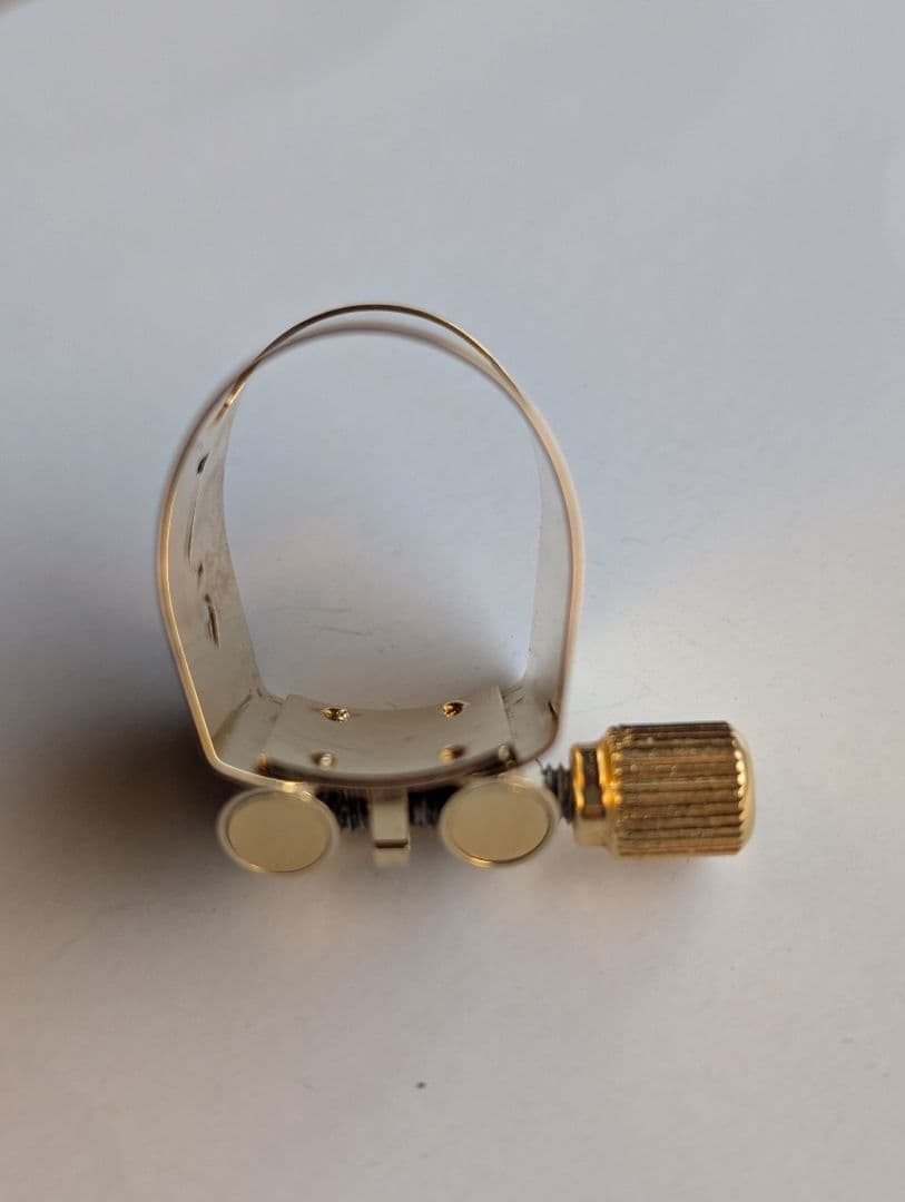 V16メタル用 オプティマムリガチャー バンドレン プレート付き テナーサックス