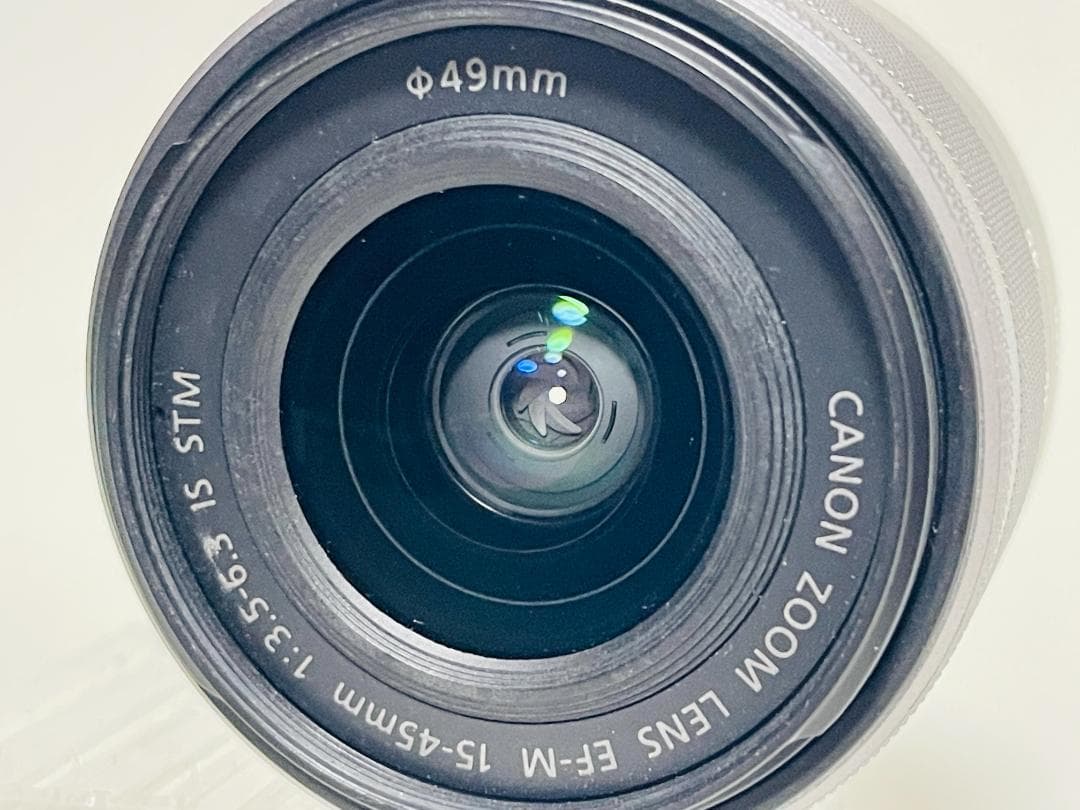 CANON キヤノン EOS Kiss M ＋ EF-M 15-45mm レンズ