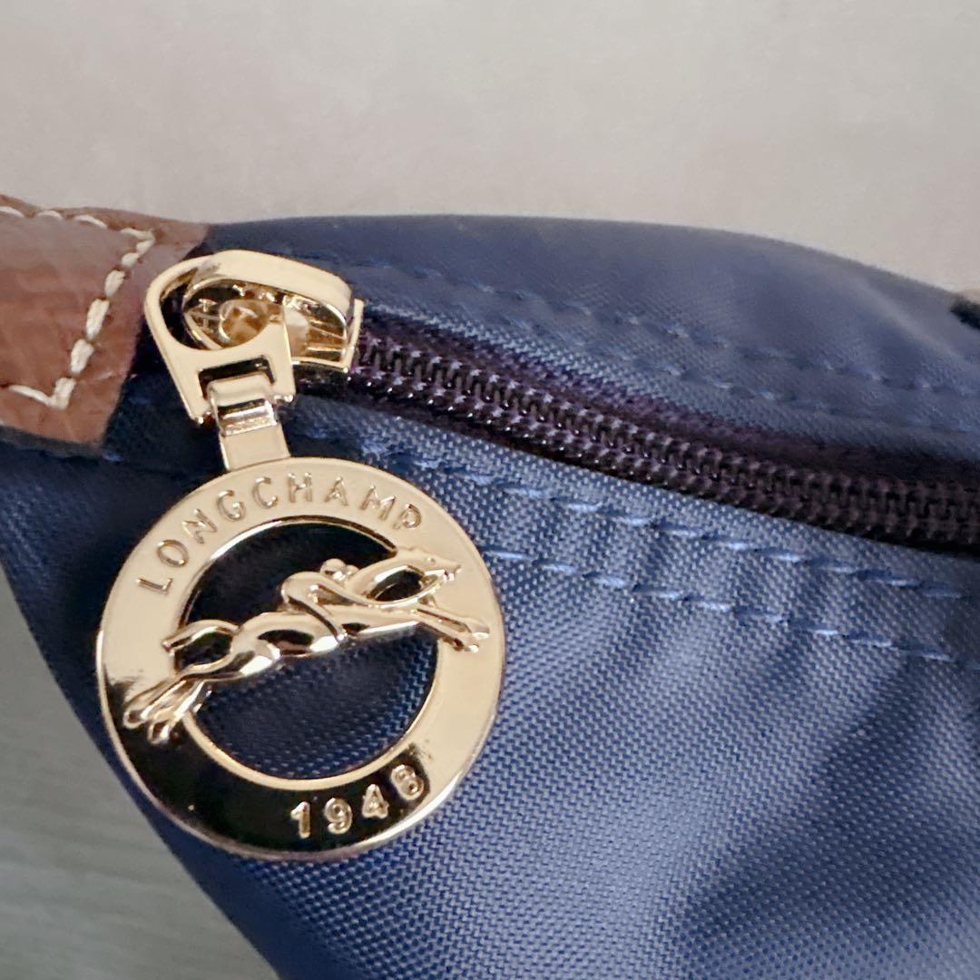 極美品♦︎LONGCHAMP ロンシャン ルプリアージュ トートバッグ ネイビーS