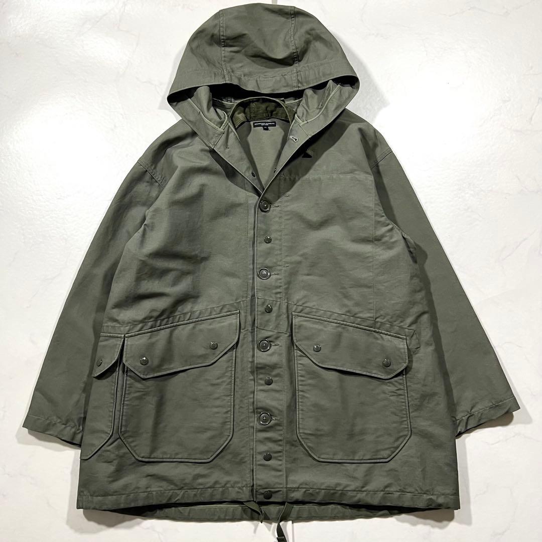 エンジニアードガーメンツ マディソンパーカー コート カーキ Mサイズ ロング