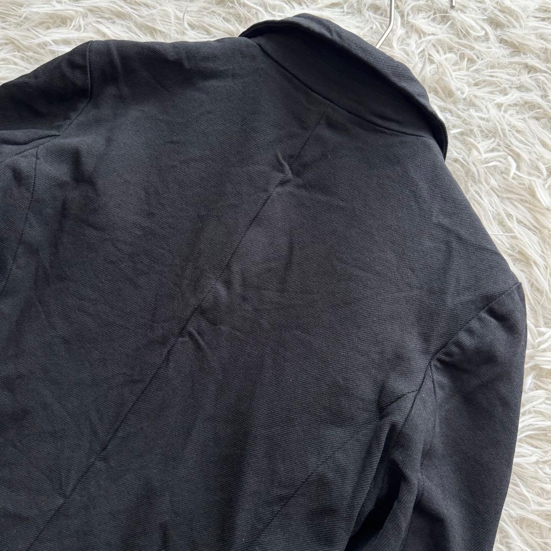 【コムデギャルソン】AD2010　テーラードジャケット 黒　XS　シワ加工
