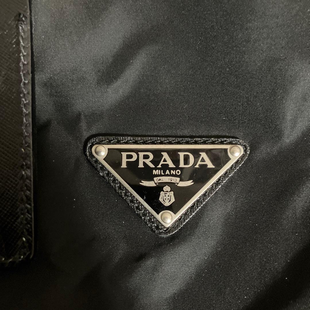 難あり　PRADA ボストンバッグ 黒 ナイロン