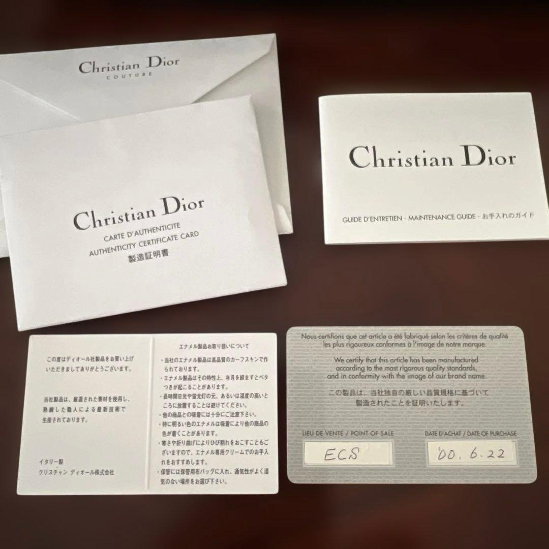 Christian Dior マリスパール ブラックエナメル⭐︎ヴィンテージ⭐︎