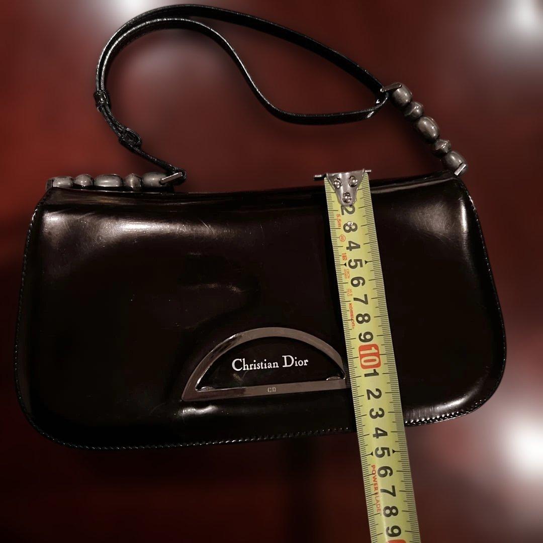 Christian Dior マリスパール ブラックエナメル⭐︎ヴィンテージ⭐︎