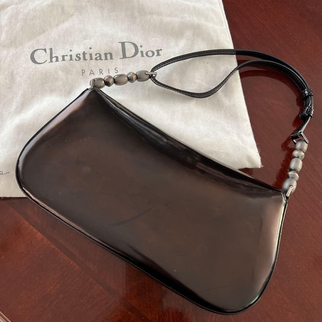 Christian Dior マリスパール ブラックエナメル⭐︎ヴィンテージ⭐︎
