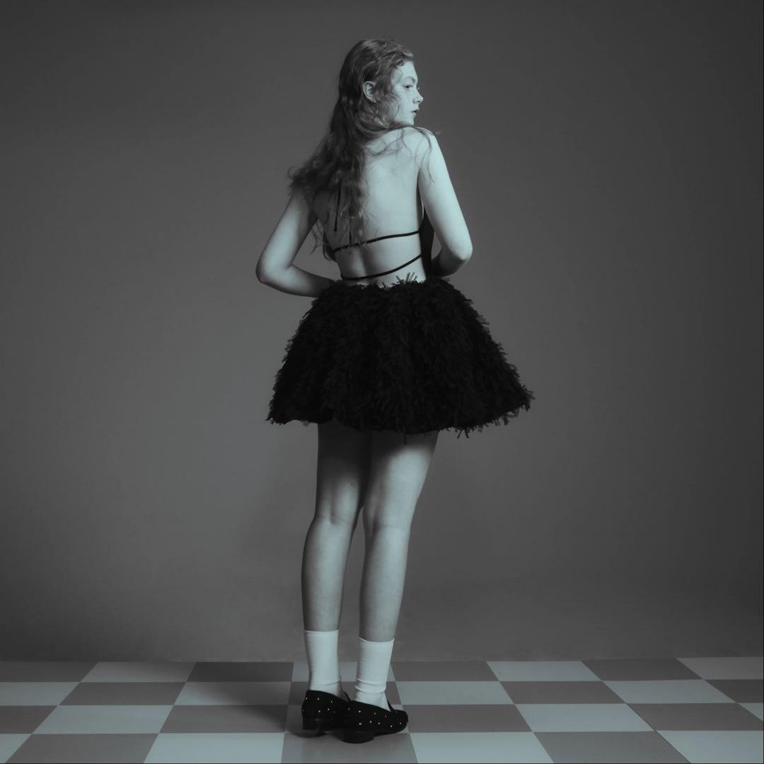 bibiy 黒 ミニフレアドレス