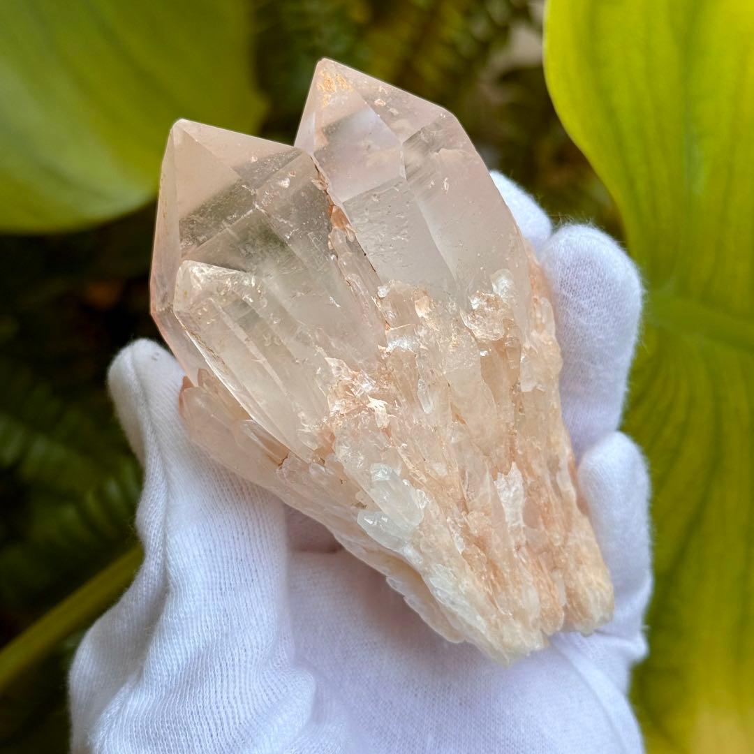 ピンクキャンドルクォーツ　原石　マダガスカル産　天然石