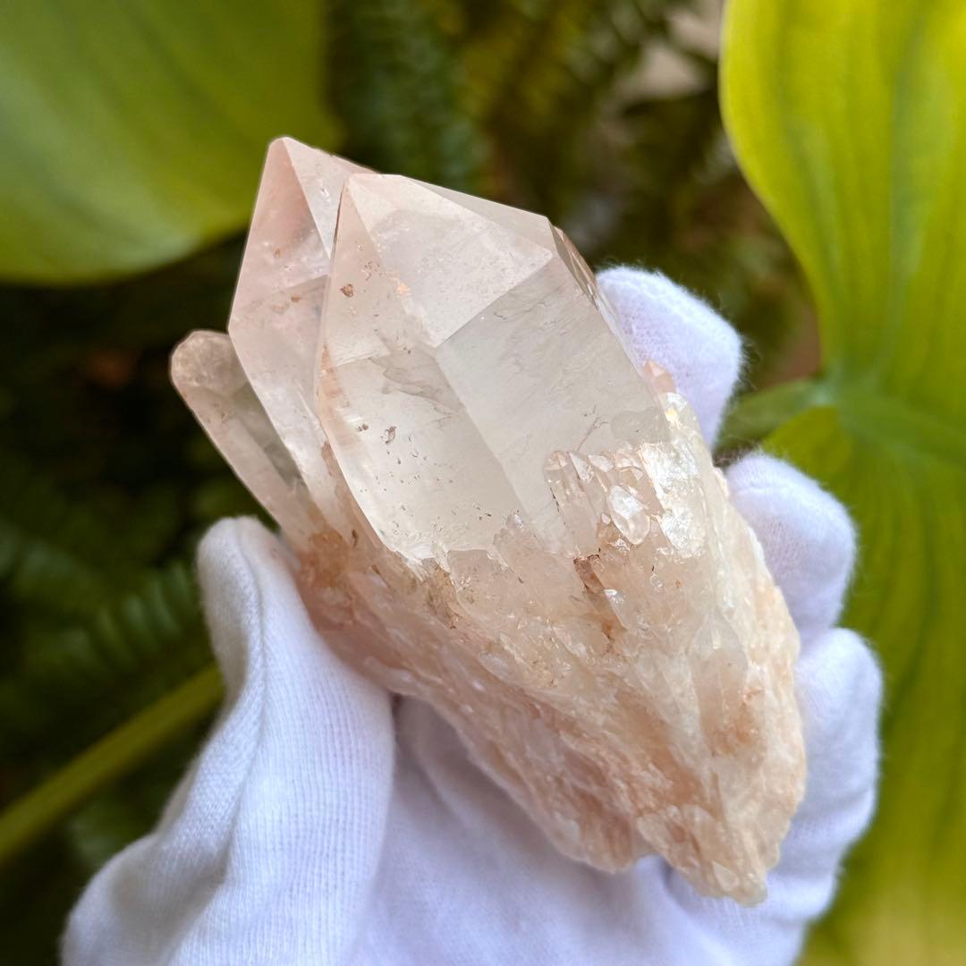 ピンクキャンドルクォーツ　原石　マダガスカル産　天然石