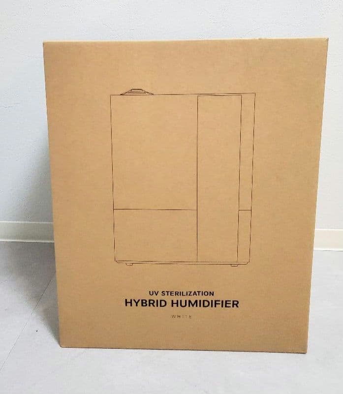 【未使用に近い✨️】AND DECO UV殺菌ハイブリッド式加湿器 ホワイト