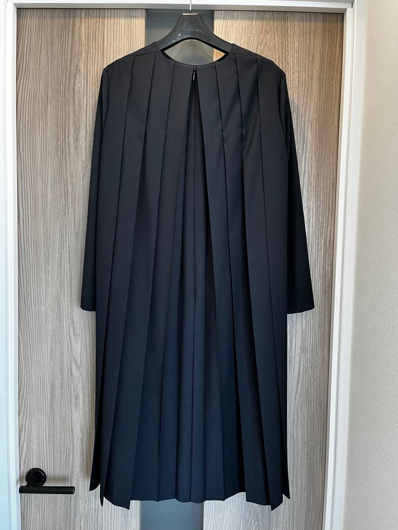 【美品】トゥモローランド　セレモニーワンピース　プリーツ　36サイズ　黒